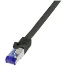 LogiLink C6A143S RJ45 Câble réseau, câble patch CAT 6a S/FTP 50.00 m noir 1 pc(s)
