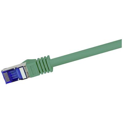 Câbles réseau verts avec connecteurs RJ45, fréquemment utilisés pour les connexions Ethernet dans les réseaux informatiques.