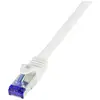 LogiLink C6A011S RJ45 Câble USB CAT 6a S/FTP 0.25 m blanc 1 pc(s)