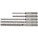 Makita NEMESIS II B-58992 Jeu de forets à queue 5 pièces 5 mm, 6 mm, 8 mm, 10 mm SDS-Plus 1 set