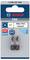 Emballage des embouts d'impact Bosch PRO PH1, montrant deux embouts d'aspect robuste. Texte : 'PRO PH1 Impact', 'Compatible toutes marques', 'Robuste jusqu'à 50%'.