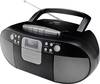 soundmaster SCD7800SW Radiocassette DAB+, FM AUX, CD, Cassette, USB fonction réveil noir