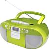 soundmaster SCD7800GR Radiocassette DAB+, FM AUX, CD, Cassette, USB fonction réveil vert