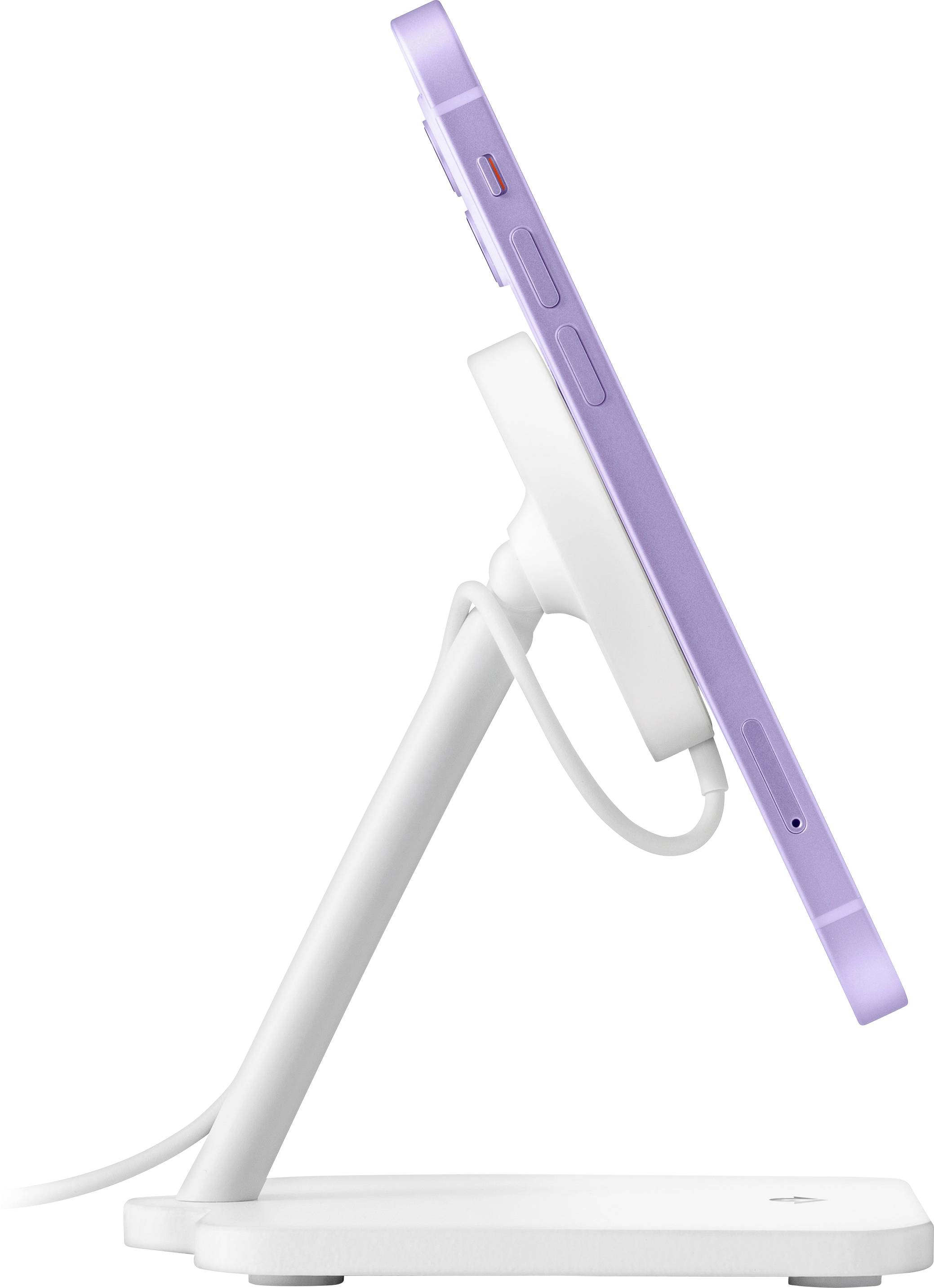 Support pour Chargeur MagSafe iPhone avec Support Stand Twelve South Forté Blanc-3