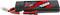 Un accumulateur lithium-polymère noir avec des détails rouges, étiqueté 'Gens Ace 7,4 V 4000 mAh'. Équipé d'un câble de connexion rouge.