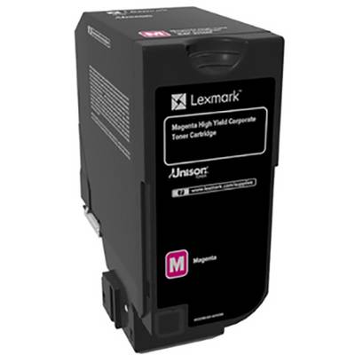 Cartouche de toner Lexmark, haute capacité, couleur magenta.