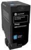 Lexmark Toner 74C2HCE d'origine cyan 12000 pages 74C2HCE