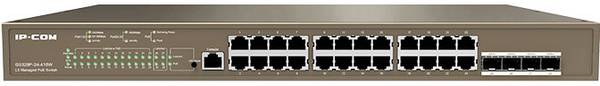 IP-COM Networks G5328P-24-410W G5328P-24-410W Switch réseau 24 ports 10 / 100 / 1000 MBit/s fonction PoE