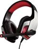 Berserker Gaming FAFNIR Micro-casque supra-auriculaire filaire Stereo noir, rouge volume réglable Gaming