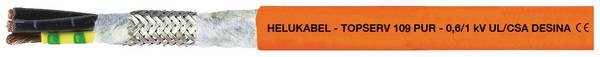 HELU TOPSERV® 109 Câble pour servo 4 G 1.5 mm² orange 75943 50 m