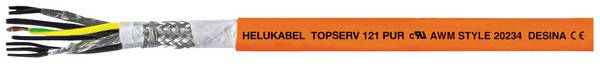 HELU TOPSERV® 121 Câble pour servo 4 G 1 mm² + 4 x 0.75 mm² orange 73774 500 m