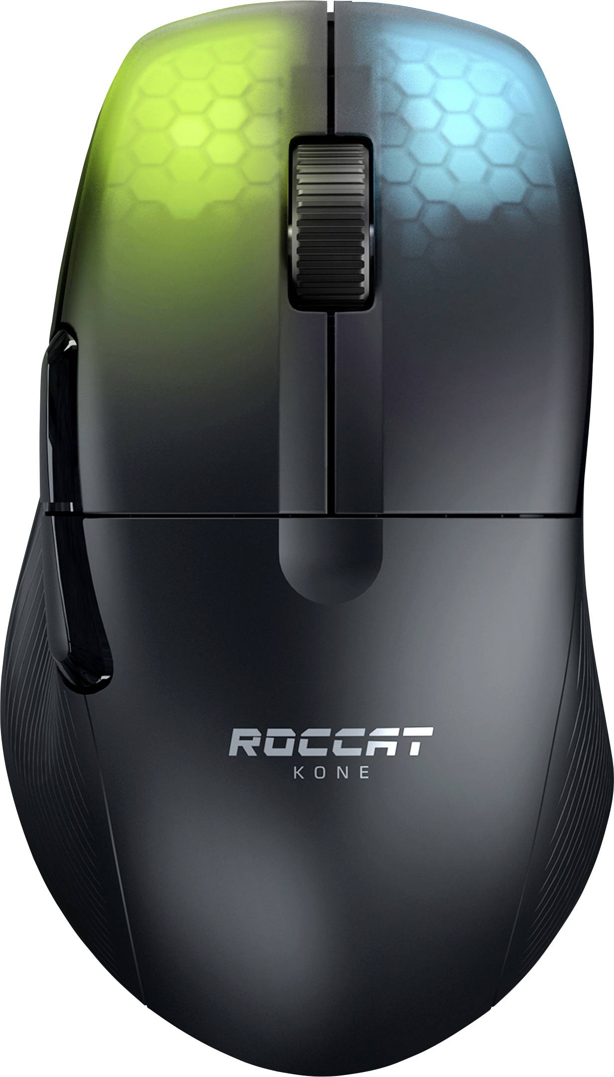 Roccat - Souris de jeu optique ergonomique sans fil Kone Air Noire