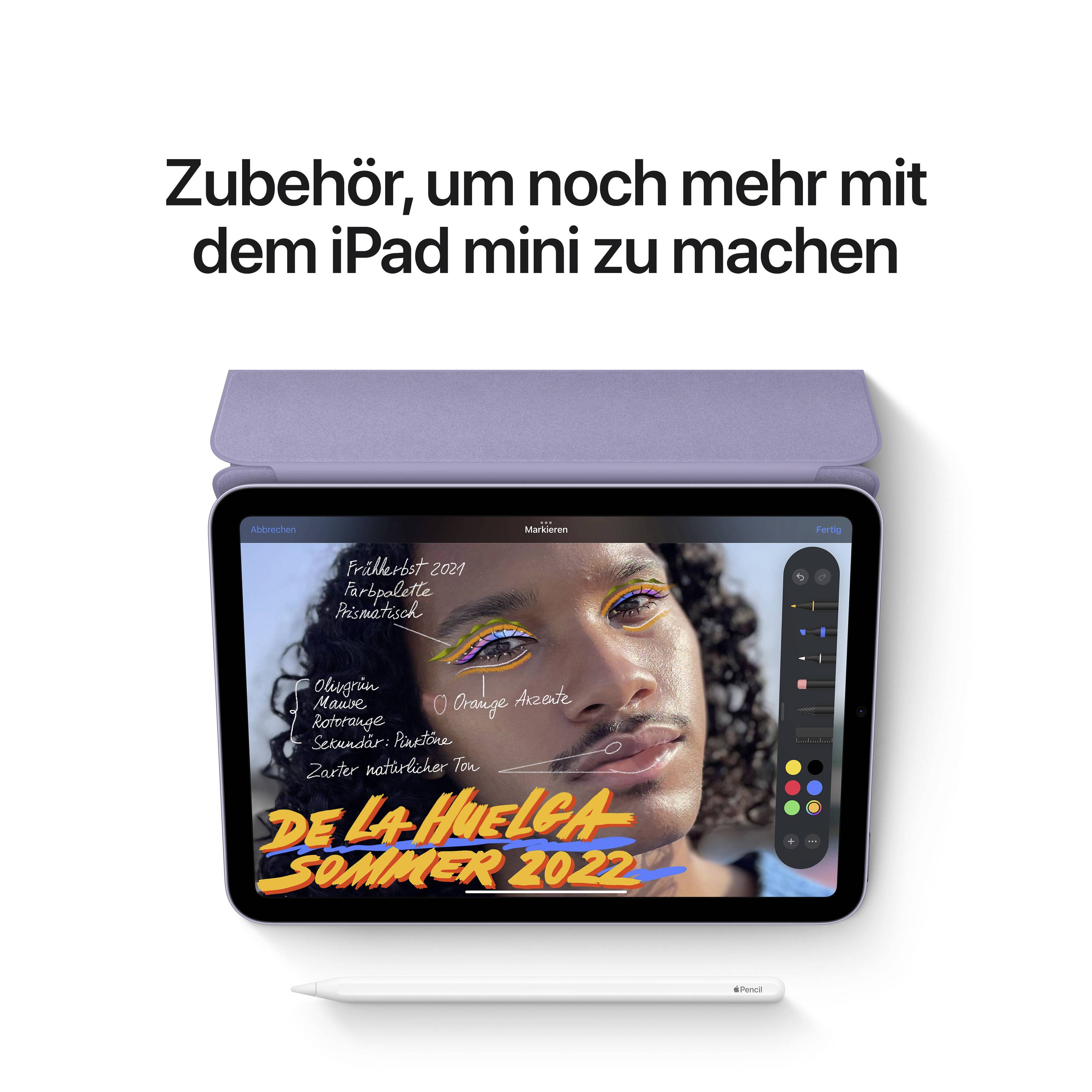 Apple iPad mini 8.3 (6e génération) UMTS/3G, LTE/4G, 5G, WiFi 64 GB gris sidéral 21.1 cm (8.3 pouces) iPadOS 15 2266 x 1-10