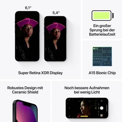 Apple iPhone 13 minuit 128 GB 15.5 cm (6.1 pouces)-7