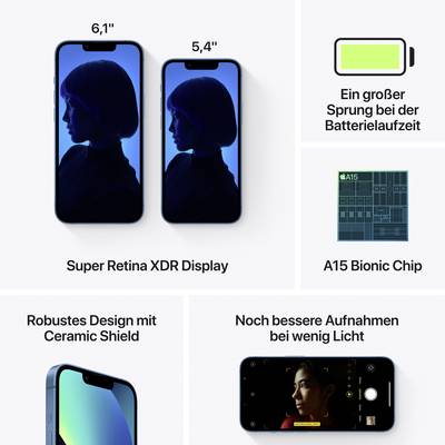 Apple iPhone 13 bleu 128 GB 15.5 cm (6.1 pouces)-7