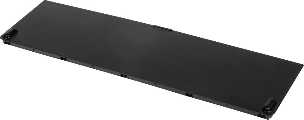 Un prolongateur de batterie noir pour le DJI Ronin-M, représenté sous un angle légèrement incliné.
