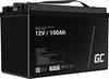Green Cell AGM30 Batterie au plomb 12 V 100 Ah plomb (AGM) (l x H x P) 330 x 224 x 171 mm raccord à vis M6 résistant aux cycles de charge, sans entretien