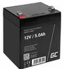 Green Cell Green Cell - USV-Akku - 1 x Batterie - Sealed Lead Acid (SLA) AGM27 Batterie au plomb 12 V 5 Ah plomb (AGM) (l x H x P) 90 x 107 x 70 mm cosses plates 6,35 mm résistant aux cycles de charge, sans entretien