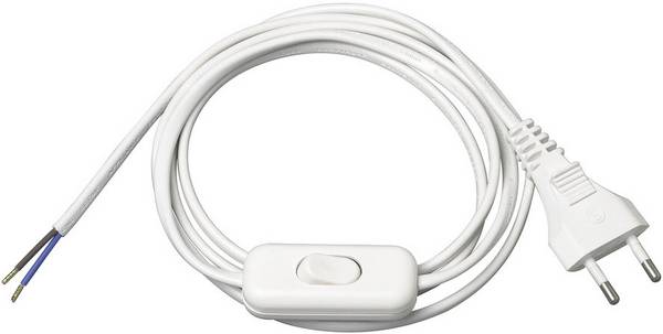 Brennenstuhl 1160380 alimentation Câble de raccordement  blanc 1.5 m