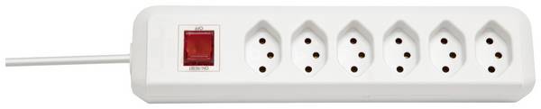 Bloc multiprise avec interrupteur Brennenstuhl 1159462726  blanc  1 pc(s)