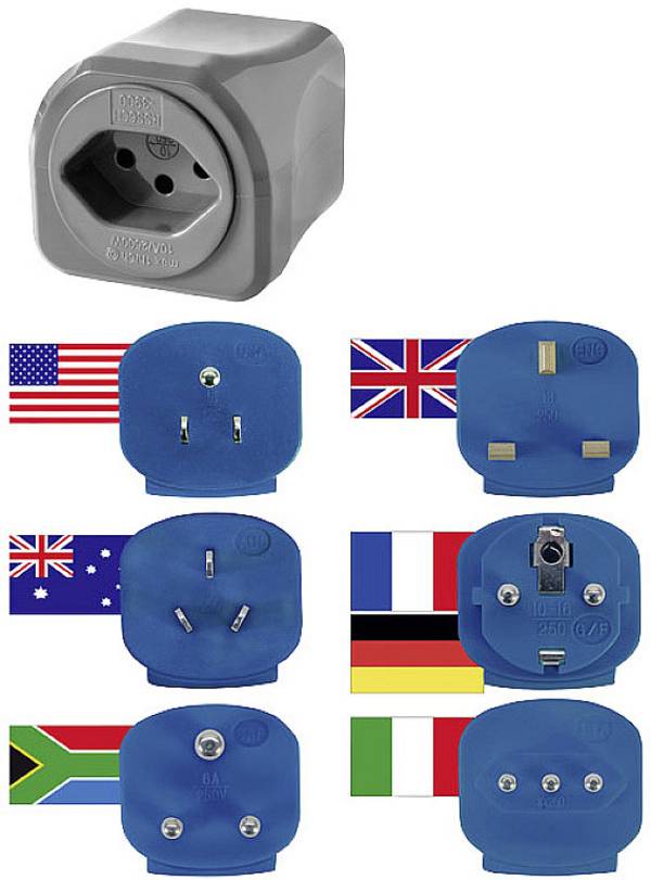 Brennenstuhl 1508162 Adaptateur de voyage