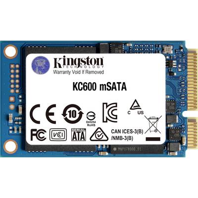 Kingston  1 TB SSD mSATA interne SATA 6 Gb/s au détail SKC600MS/1024G
