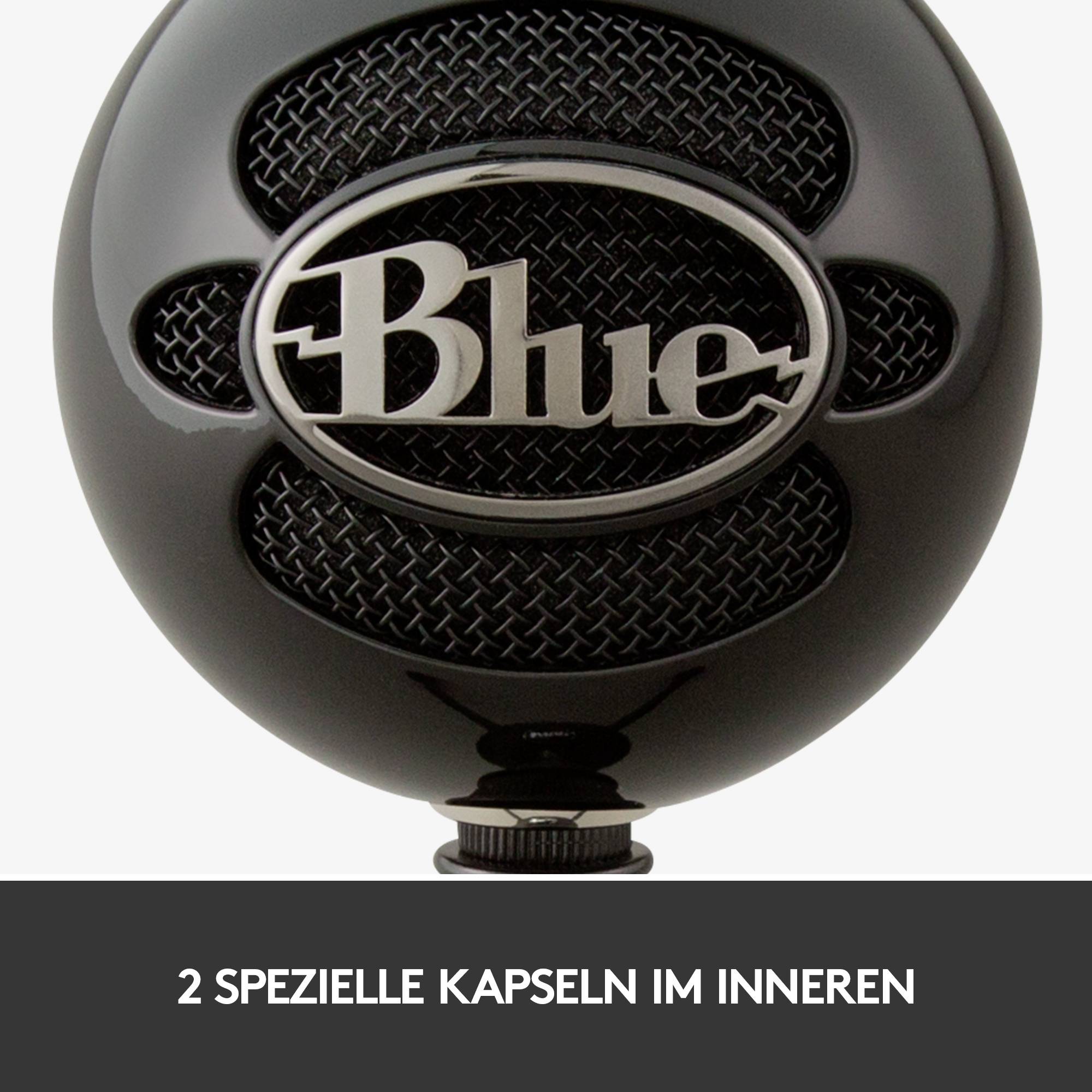Sur pied Micro PC Blue Microphones Snowball Type de transmission (détails):filaire, USB-6