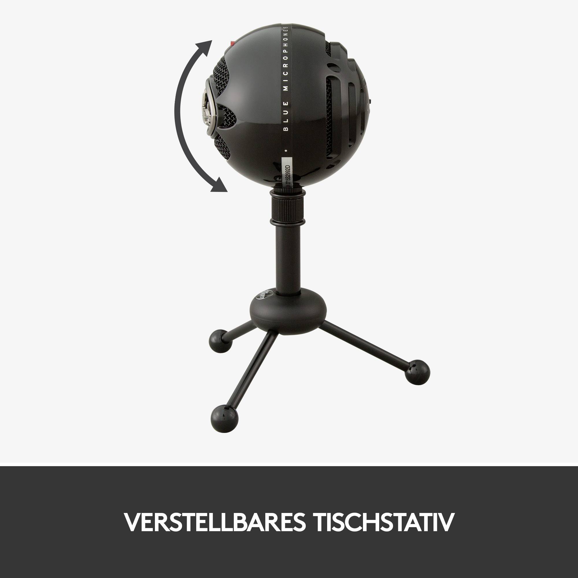 Sur pied Micro PC Blue Microphones Snowball Type de transmission (détails):filaire, USB-12