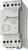 Boîtier de relais de courant portant l'impression de marque 'Finder', numéro de modèle 72.11.8.024.0000. Tension 24V, courant maximal 16A, Fabriqué dans l'UE.