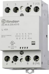 Finder 22.44.0.230.4610 Contacteur d'installation 2 NF (R), 2 NO (T) 440 V/AC 1 pc(s)