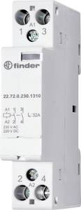 Finder 22.72.0.024.1310 Contacteur d'installation 2 NO (T) 230 V/AC, 400 V/AC 1 pc(s)