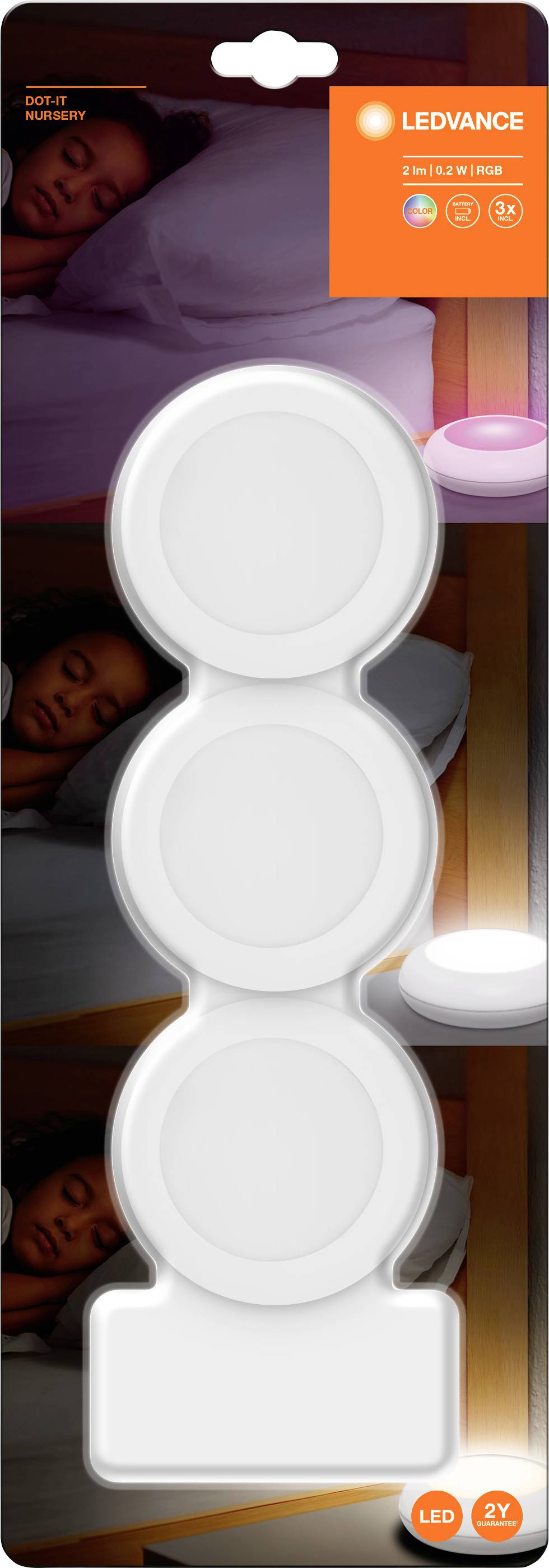 Veilleuse LEDVANCE DOT-IT NURSERY LED 4058075575639 LED blanc-1