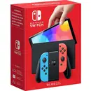 Nintendo Console Switch OLED 64 GB rouge néon, bleu fluorescent