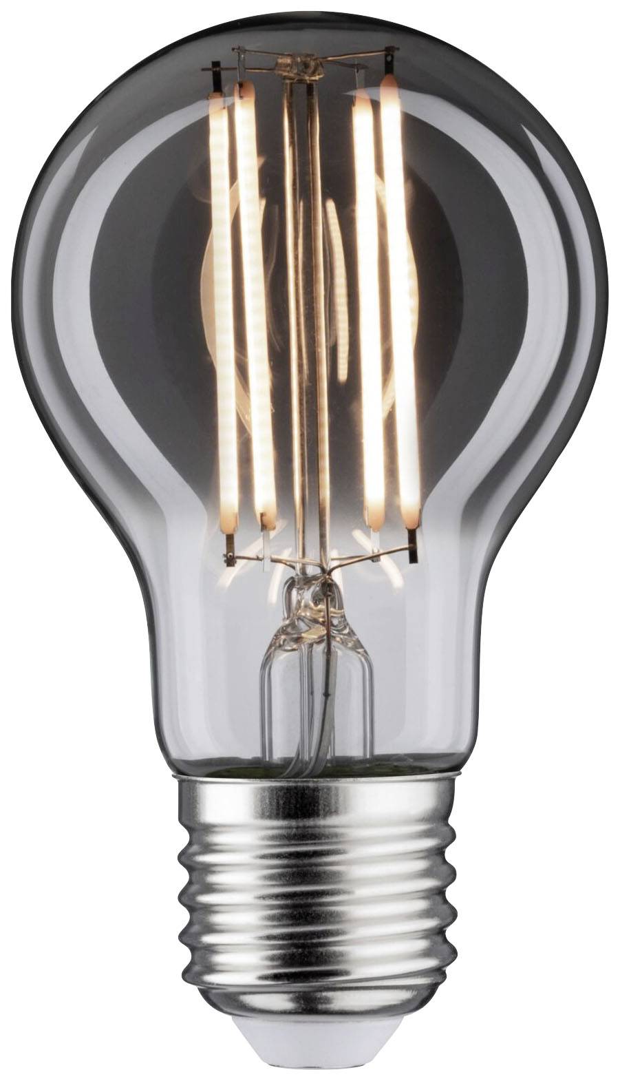 Ampoule à filament visible, illuminée.