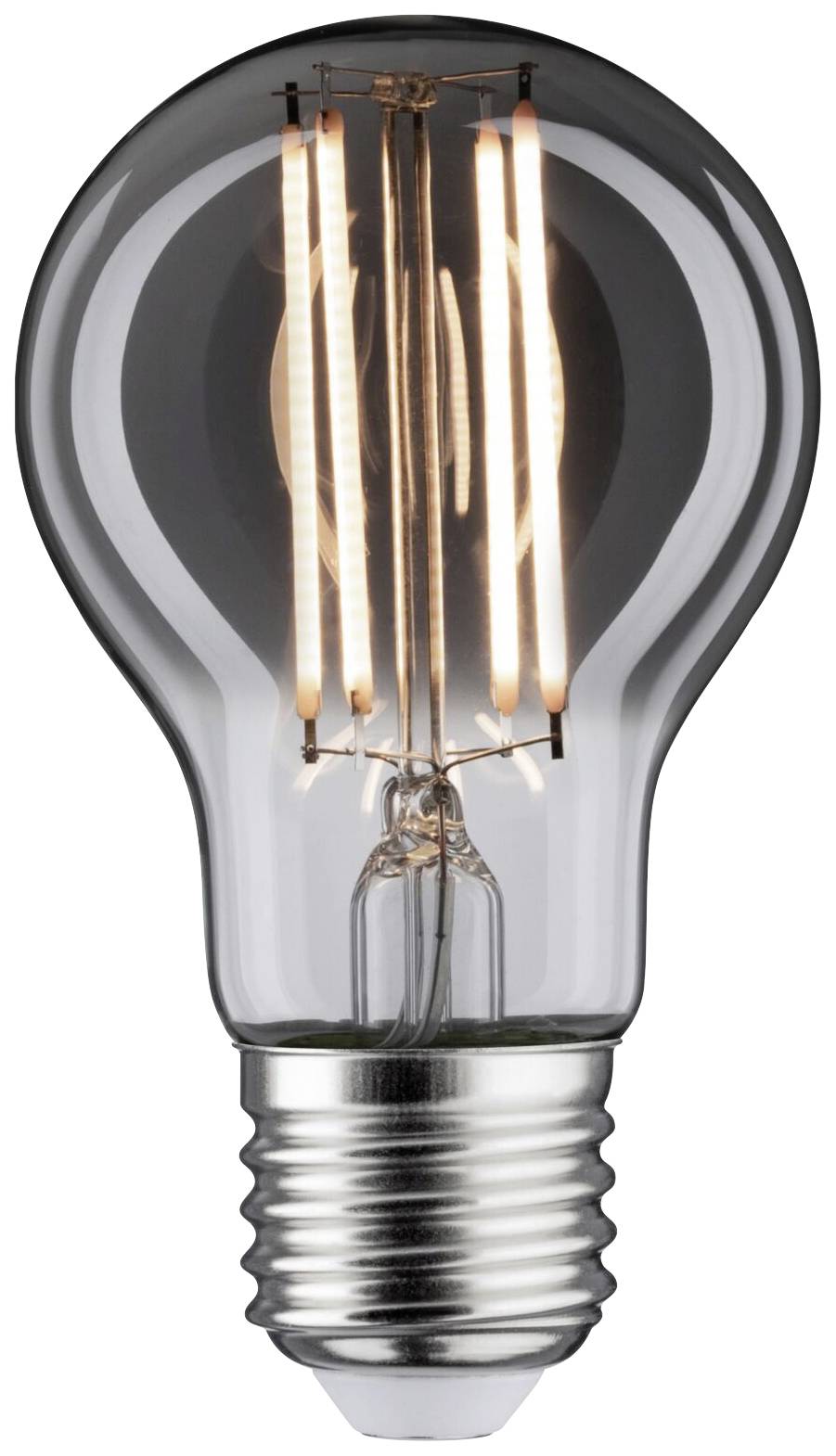 Une ampoule allumée avec un filament visible, symbolisant la luminosité et la fonction.