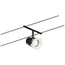 Paulmann WireDC Spot Cone Lampe pour suspension sur câble BT GU5.3 noir (mat), chrome