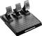 'Ensemble de pédales triple en métal de Thrustmaster pour simulation de course, comprenant des pédales d'accélérateur, de frein et d'embrayage, monté sur une base noire.'