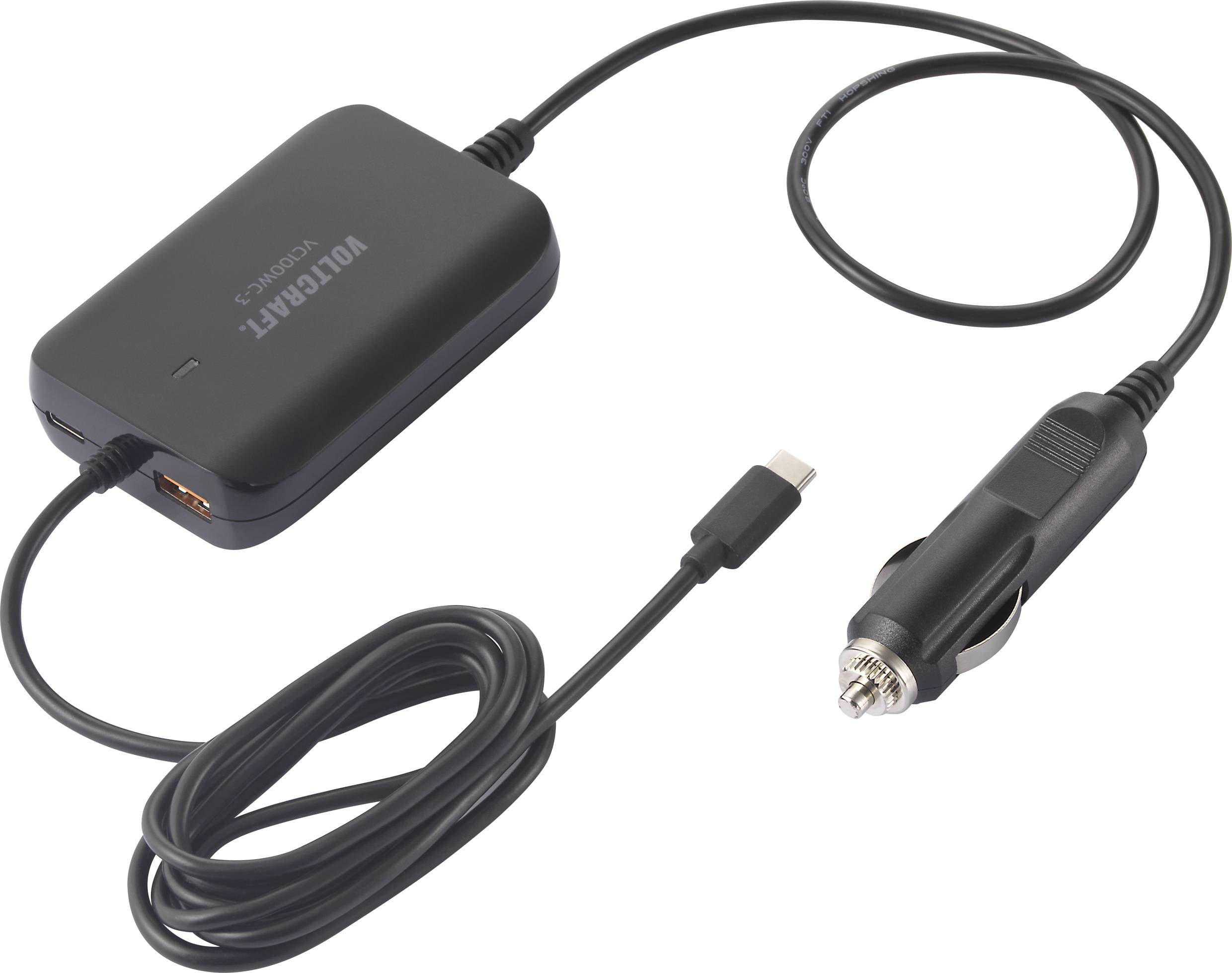 VOLTCRAFT VC100WC-3 VC-12380810 Chargeur USB pour voiture Courant de sortie (max.) 5 A 3 x 1x USB-A, 2x USB-C® USB Power