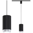 Paulmann URail Pend Corus Luminaire sur rail haute tension URail E27 noir
