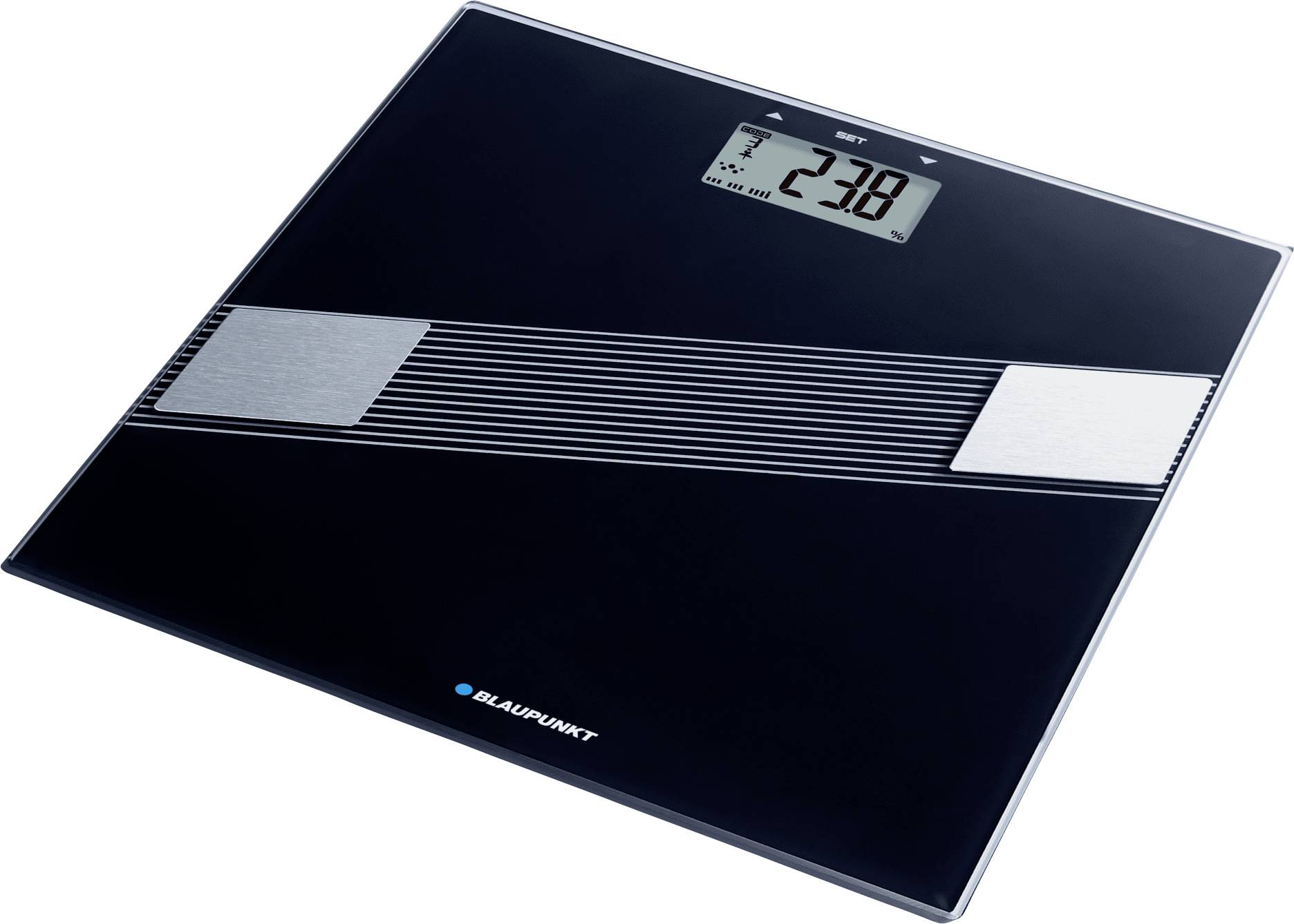 Blaupunkt BSM411 Pèse-personne numérique BSM411 Plage de pesée (max.)=150 kg noir-0