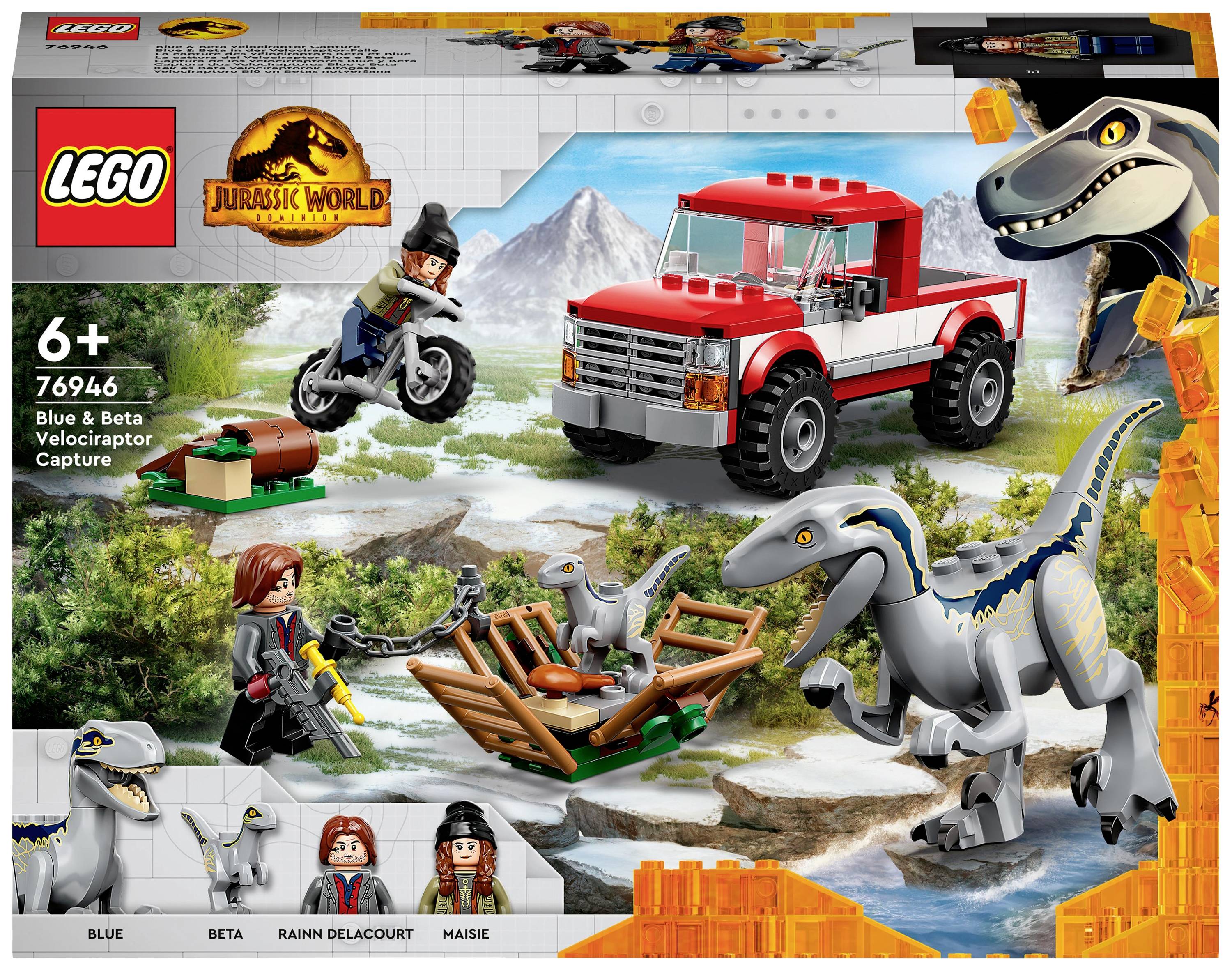 76946 LEGO® JURASSIC WORLD™ Blue & Beta dans le piège à Velociraptor -  Conrad Electronic France