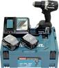 Perceuse-visseuse sans fil Makita DDF484T DDF484TB3J 18 V 5.0 Ah Li-Ion + 3 batteries, + chargeur, + mallette
