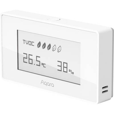 Aqara Capteur thermométrique/hygrométrique sans fil AAQS-S01 blanc Apple  HomeKit - Conrad Electronic France