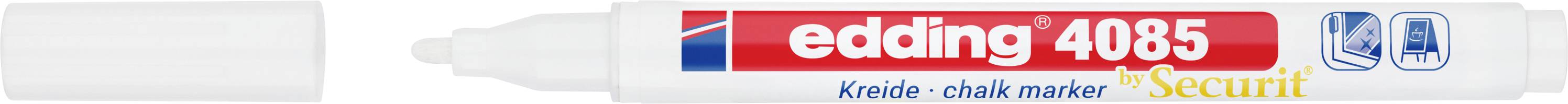 Edding 4085 4-4085049 Marqueur craie blanc 1 mm, 2 mm N/A