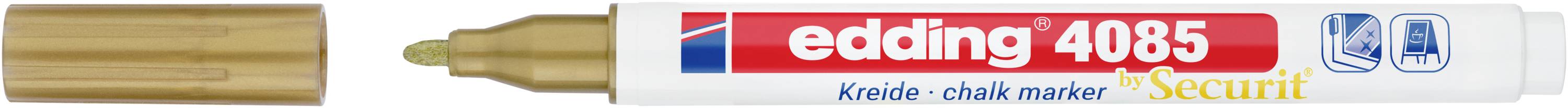 Edding 4085 4-4085053 Marqueur craie or 1 mm, 2 mm