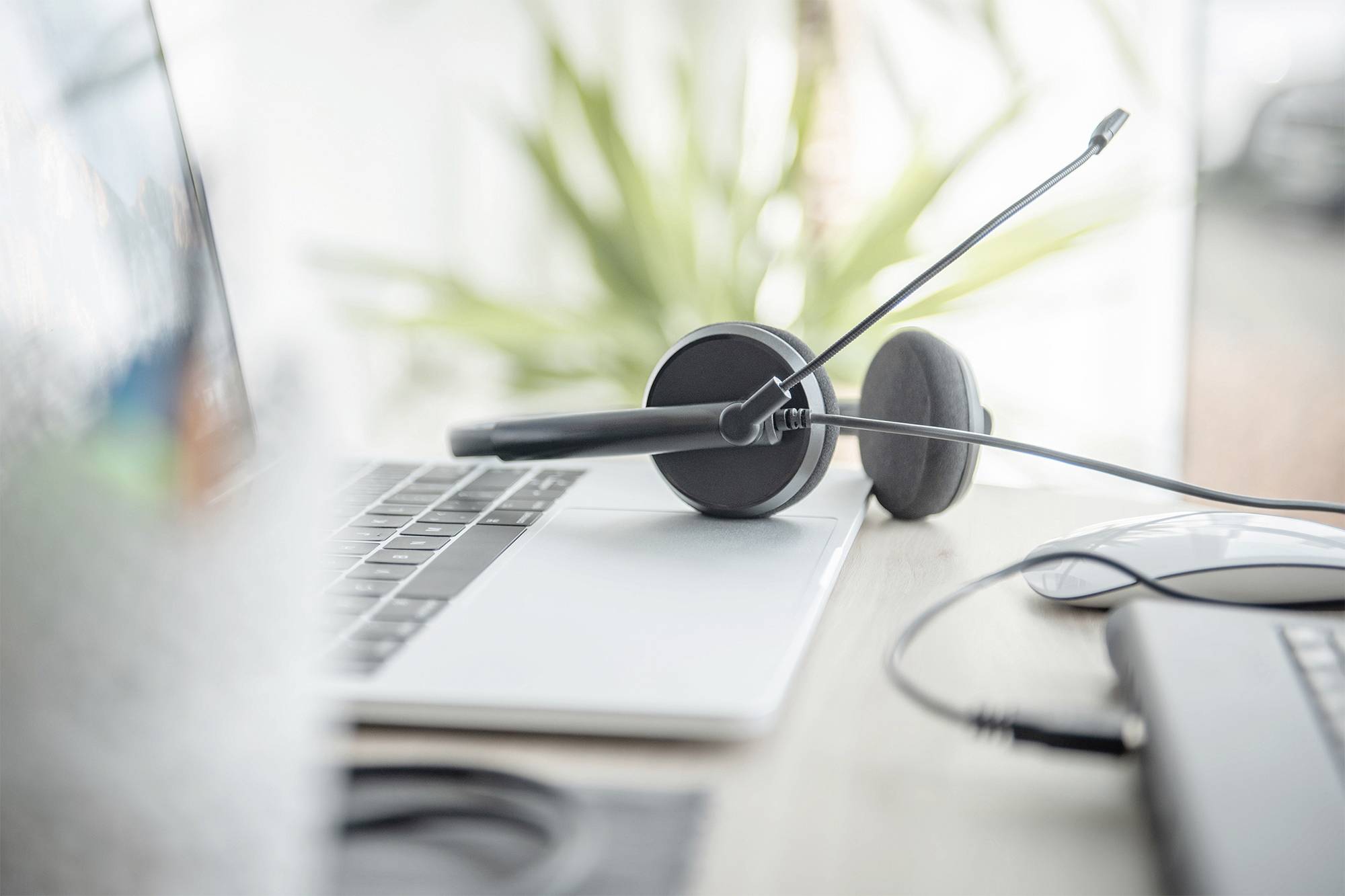 Digitus DA-12203 Micro-casque supra-auriculaire filaire Stereo noir Suppression du bruit du microphone, Noise Cancelling-5