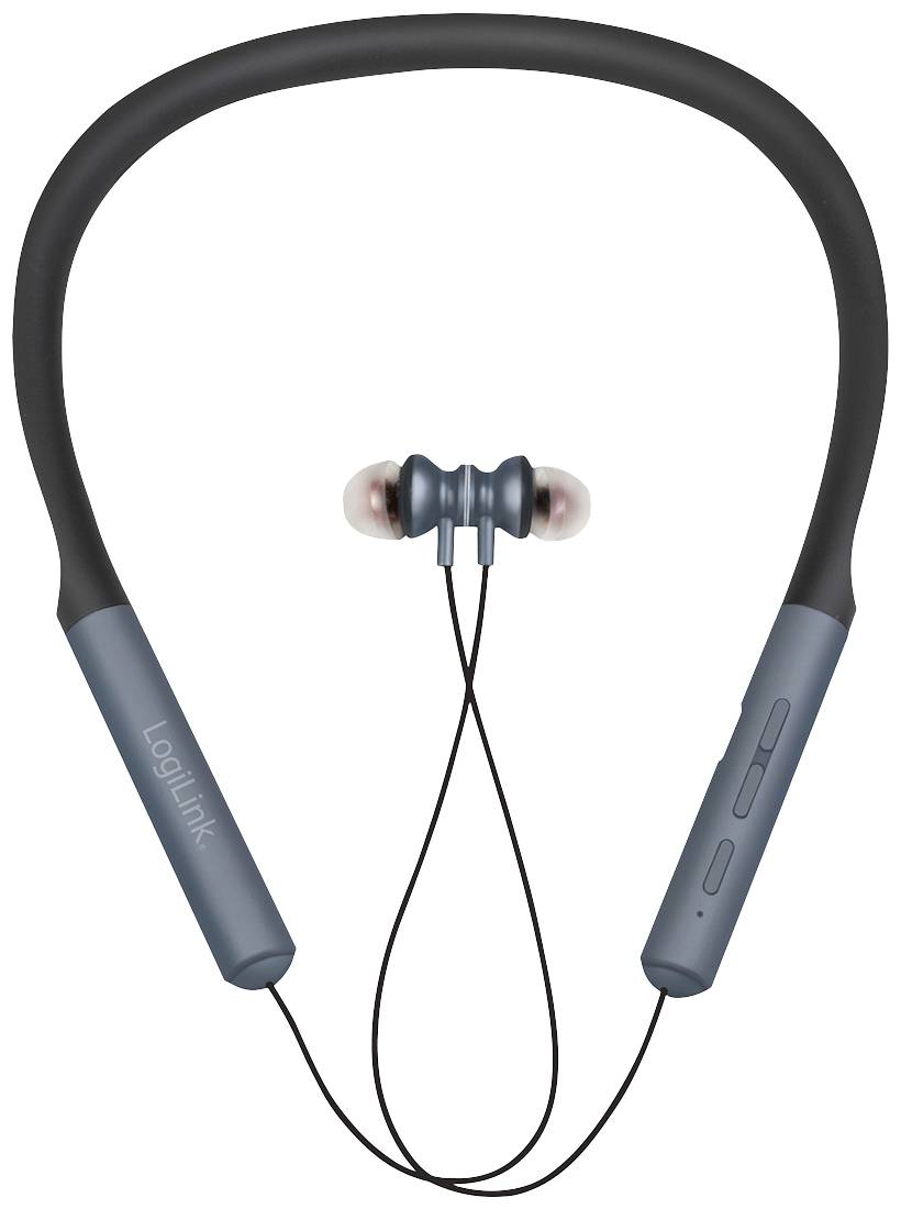 LogiLink BT0049 Oreillette Bluetooth Stereo noir pour le sport-4