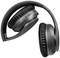 Casque audio noir sans fil de type over-ear avec boutons de commande sur le côté du pavillon.