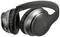 Casque audio noir sans fil de type over-ear de LogiLink, avec coussinets d'oreille rembourrés et boutons de commande sur le côté pour le contrôle audio.