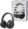 Casque antibruit de LogiLink devant son emballage. L'emballage met en avant les fonctionnalités Bluetooth et audio haute résolution.